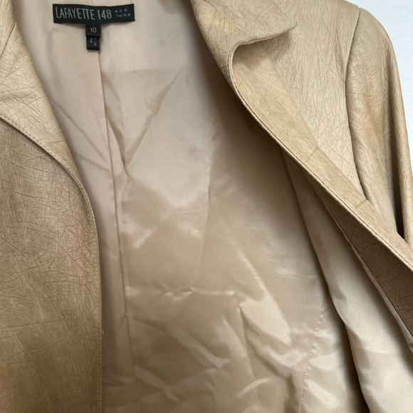 Vintage Lafayette 148 New York Leather Jacket - Picture 4 of 9